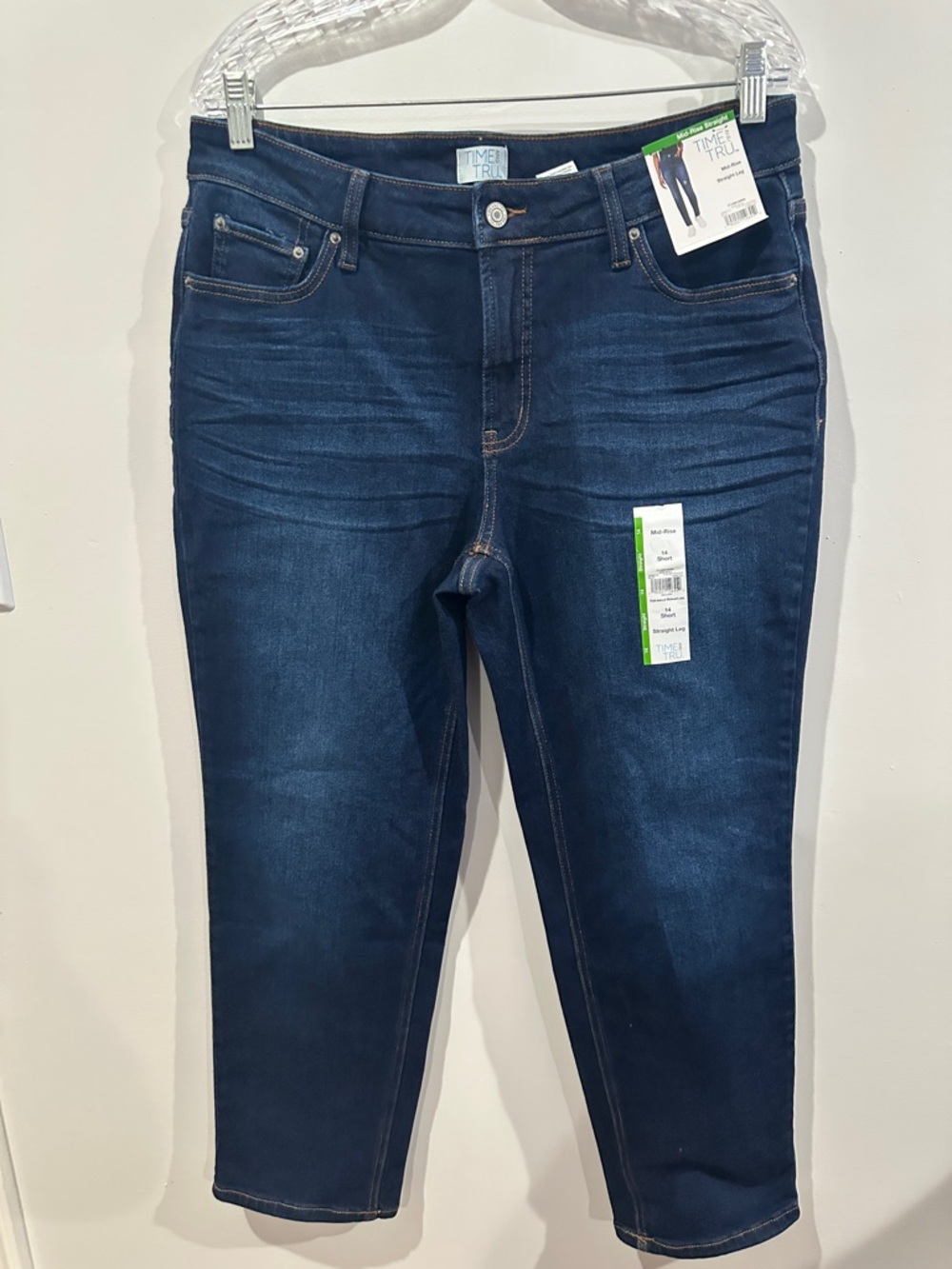 Women’s Mid Rise Straight Leg Jeans Size 14 - Picture 4 of 11